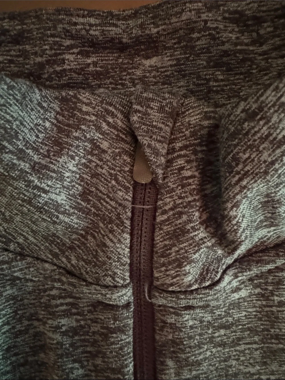 Nike Heather Gray Quarter-Zip Performance Top - Picture 3 of 8
